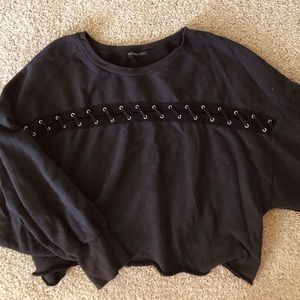 Zara black cropped sweater!!